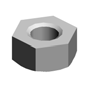(x2)HEXAGONAL NUT - M6