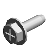 Винт с шестигранной головкой М3х10, (x9)HEXAGON HEAD TAPPING SCREW-3X10