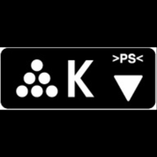 DECAL:POSITIONING:TONER SUPPLY:K