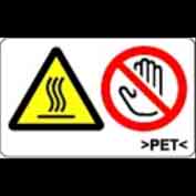 DECAL:WARNING (HIGH TEMPERATURE):FRONT