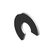 (x4)RETAINING RINGS-E:SILENCER:DIA4