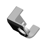 PLATE:HOOK:DUPLEX:LEFT