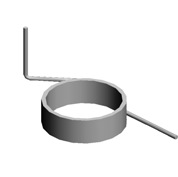 (x4)TORSION SPRING:STOPPER:LEFT