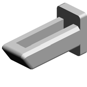 (x2)SPACER:PAPER SIZE SENSOR BOARD:OUTER