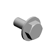 (x3)HEXAGONAL BOLT:DOUBLE SCREW:M4X8