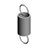 TENSION SPRING:BELT TENSIONER:DRIVE:USED TONER