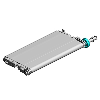 Направляющая транспортной ленты в сборе, [A]GUIDE-FLAT CONVEYER BELT-ASS'Y201412-01 X/O