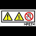 (x2)DECAL:WARNING (HIGH TEMPERATURE)