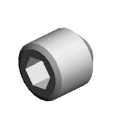 (x2)HEXAGON HEADLESS SET SCREW - M3X3