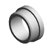 PLAIN SHAFT BEARING:BLADE:REAR