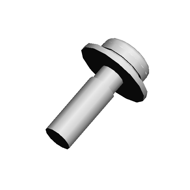 SCREW:POLISHED ROUND/SPRING:M3X10