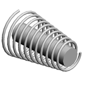 (x2)CHARGE ROLLER SPRING