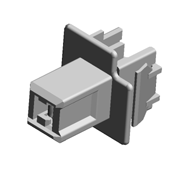 (x4)CONNECTOR:1POLE