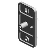 (x2)BRACKET:SAFETY SWITCH:DOOR