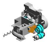 Бункер блока подачи пурпурного тонера в сборе, [A]TONER HOPPER:TONER SUPPLY:M:ASS'Y201905-02 O/O