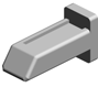 (x2)SPACER:PAPER SIZE SENSOR BOARD:OUTER