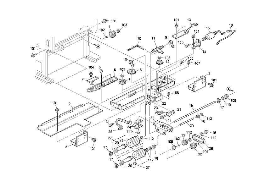 PAPER FEED SECTION 3 (C232)