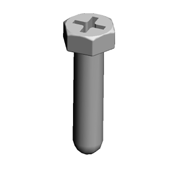 (x2)BOLT:M5:ROUND POINT