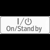 (x2)(NA/AA/KOR/TWN):DECAL:MAIN SWITCH:ON-STANDBY:ENGLISH