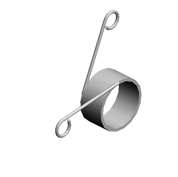 TORSION SPRING:PAPER STOPPER201208-01 