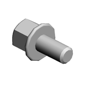 (x3)FLANGED HEXAGONAL HEAD BOLT:M4X8