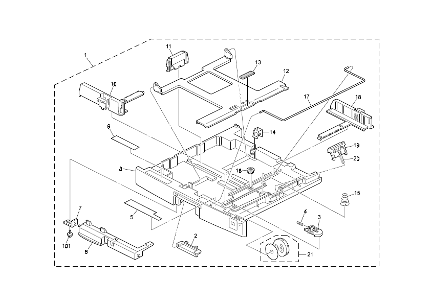 PAPER TRAY (B001)