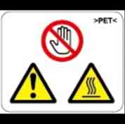 DECAL:H-TEMP WARNING:FUSING:WEB