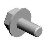 (x3)HEXAGONAL BOLT:W/WASHER:M3X8