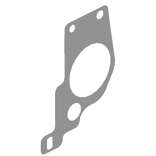GROUND PLATE:REAR:MANUAL FEED