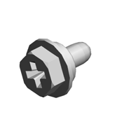 (x2)STEPPED SCREW:M3:DIA6:1.7MM:ROUND POINT