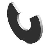 (x8)RETAINING RING - M4