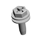 TAPPING SCREW:WASHER:3X10