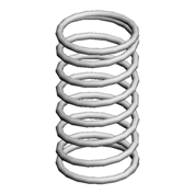 (x2)COMPRESSION SPRING:DRIVEN201503-02 X/O