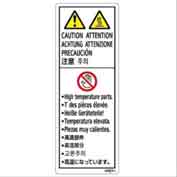 DECAL:H-TEMP WARNING:HEATER