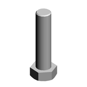 (x2)HEXAGON HEAD BOLT:M20X80