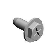 HEXAGON HEAD TAPPING SCREW:3X8