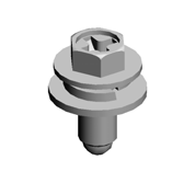 (x6)SCREW:SPRING WASHER:ROUND POINT:M4X10
