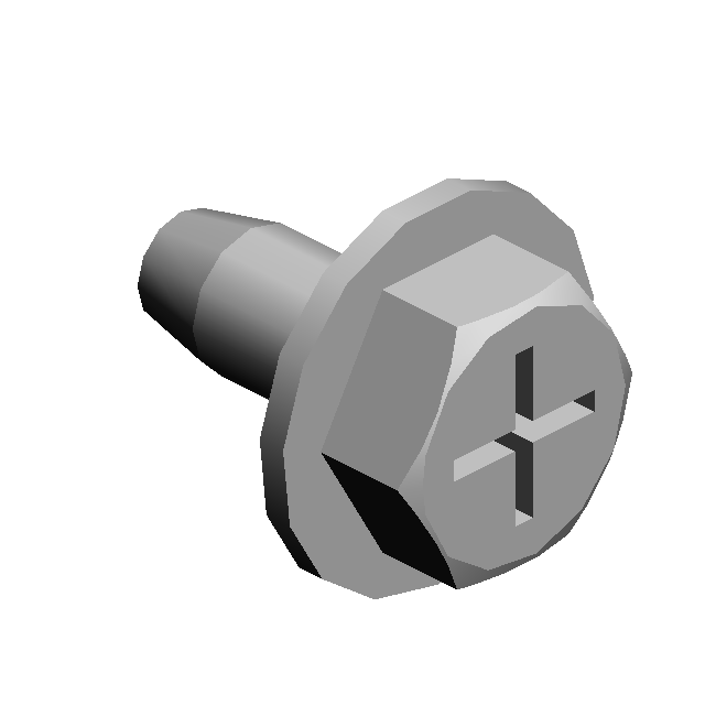 Крепёжный винт 3х6 мм  (100 штук  в  упаковке), (x2)TAPPING SCREW - 3X6