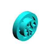 Соединительная шестерня подъема №1, GEAR:SWIVEL:RISE:COUPLING:NO.1