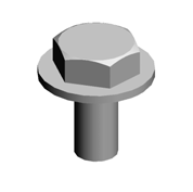 (x4)HEXAGONAL BOLT:DOUBLE SCREW:M3X8