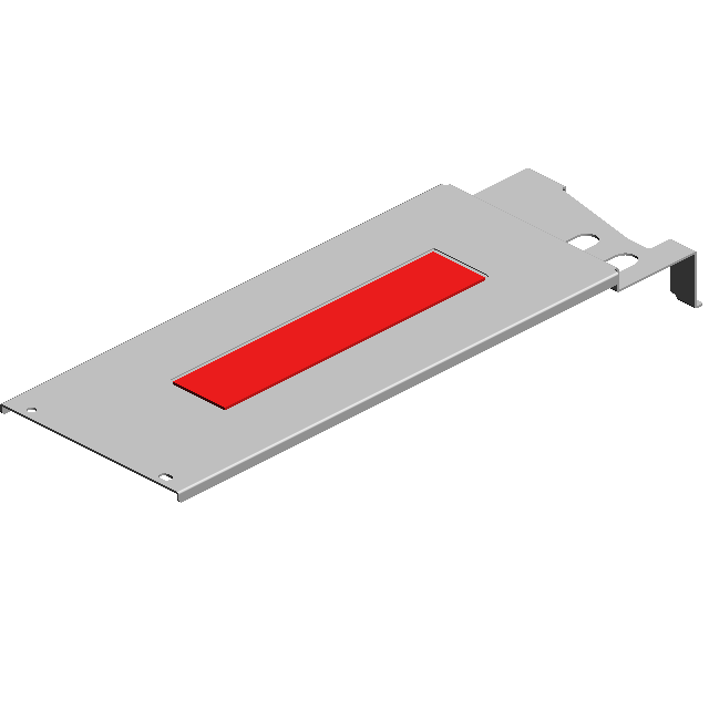 TRAY BOTTOM PLATE:LEFT MIDDLE:ASS'Y
