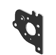 BRACKET:DC MOTOR:CLEANING DRIVE SUB-UNIT