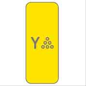 DECAL:COLORED DISPLAY:DRUM STAY:Y