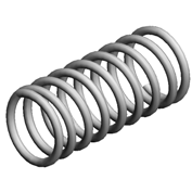 (x4)COMPRESSION SPRING:ARM:RIGHT:10N