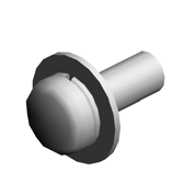 Винт, Screw:Ppolished Round/Spring:M3X8