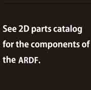 (M 320FB/M 320F):See 2D parts catalog for the components of the ARDF.
