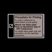 (NA):DECAL:CAUTION CHART:INKJET:PAPER