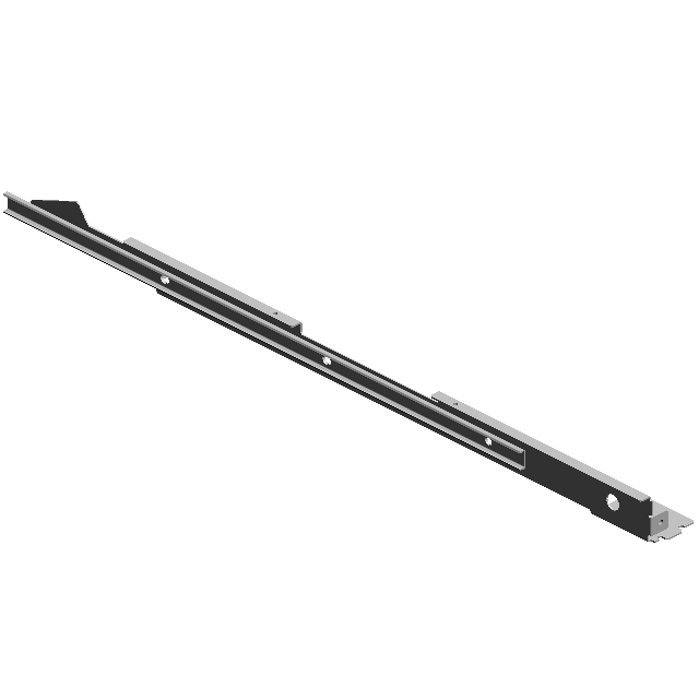 (x2)SLIDE RAIL:LEFT:SUB-ASS'Y