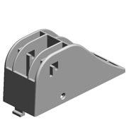 (x2)BRACKET:ROD:TURN