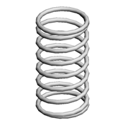 (x2)COMPRESSION SPRING:DRIVEN201503-02 X/O